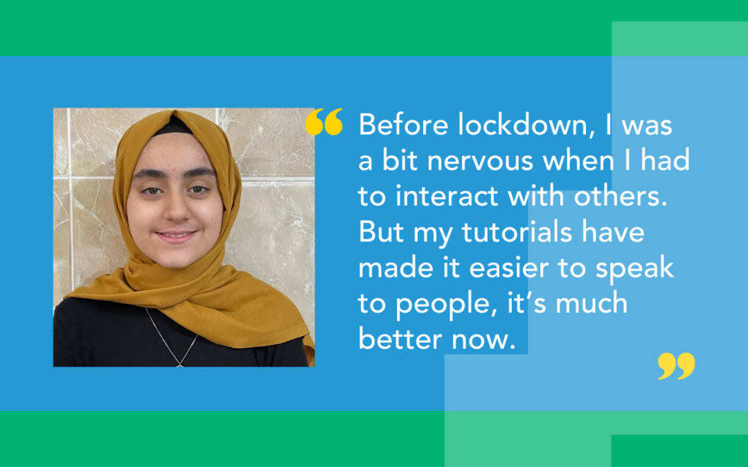 Ceydanur’s tutorials helped her become more confident