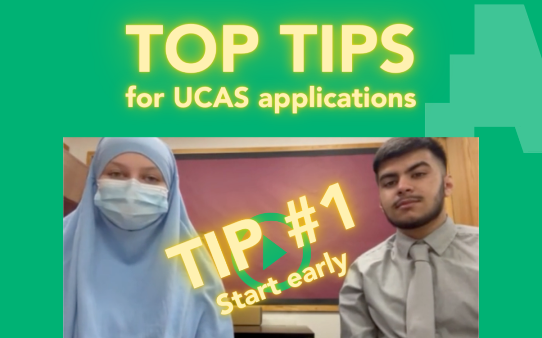 Ismail and Maddie’s top three tips for successful UCAS applications