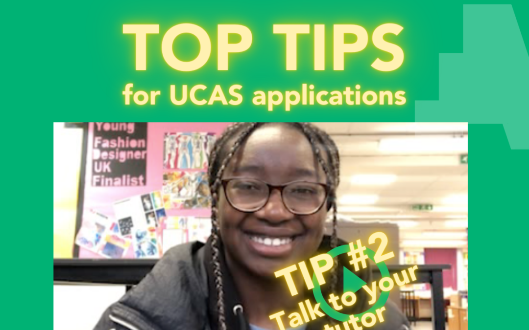 Precious shares her top three tips for successful UCAS applications