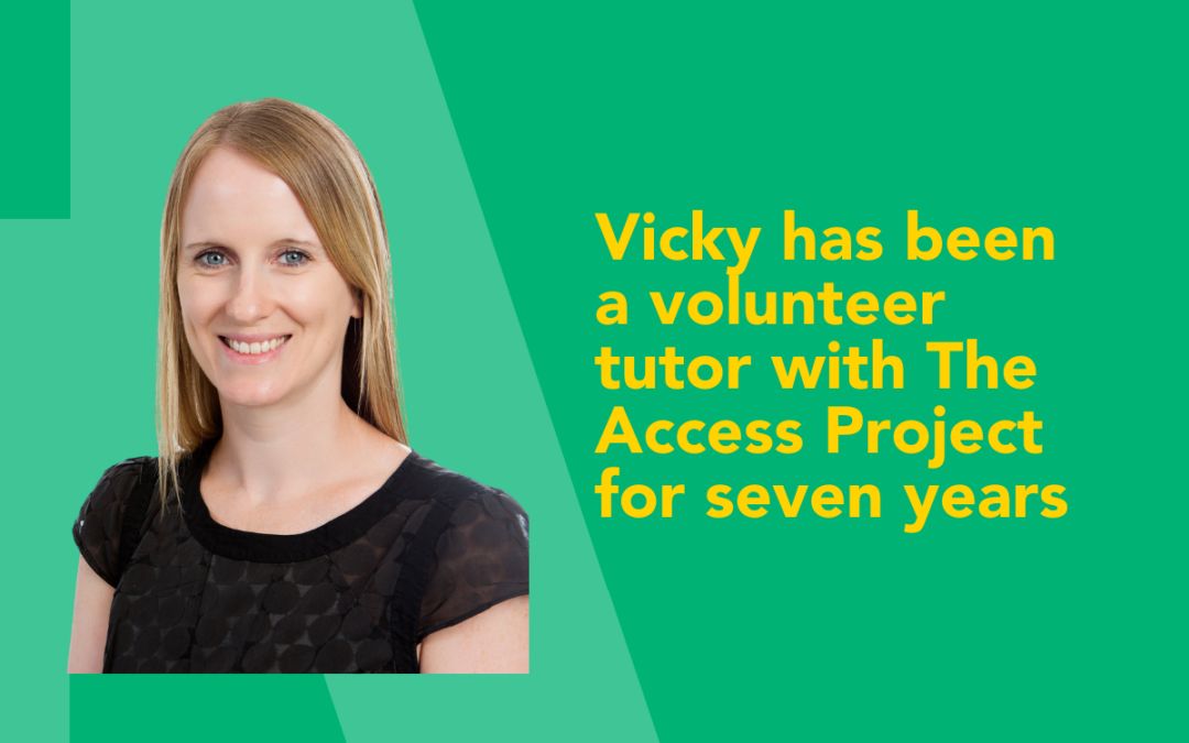 Vicky has been tutoring with The Access Project for seven years