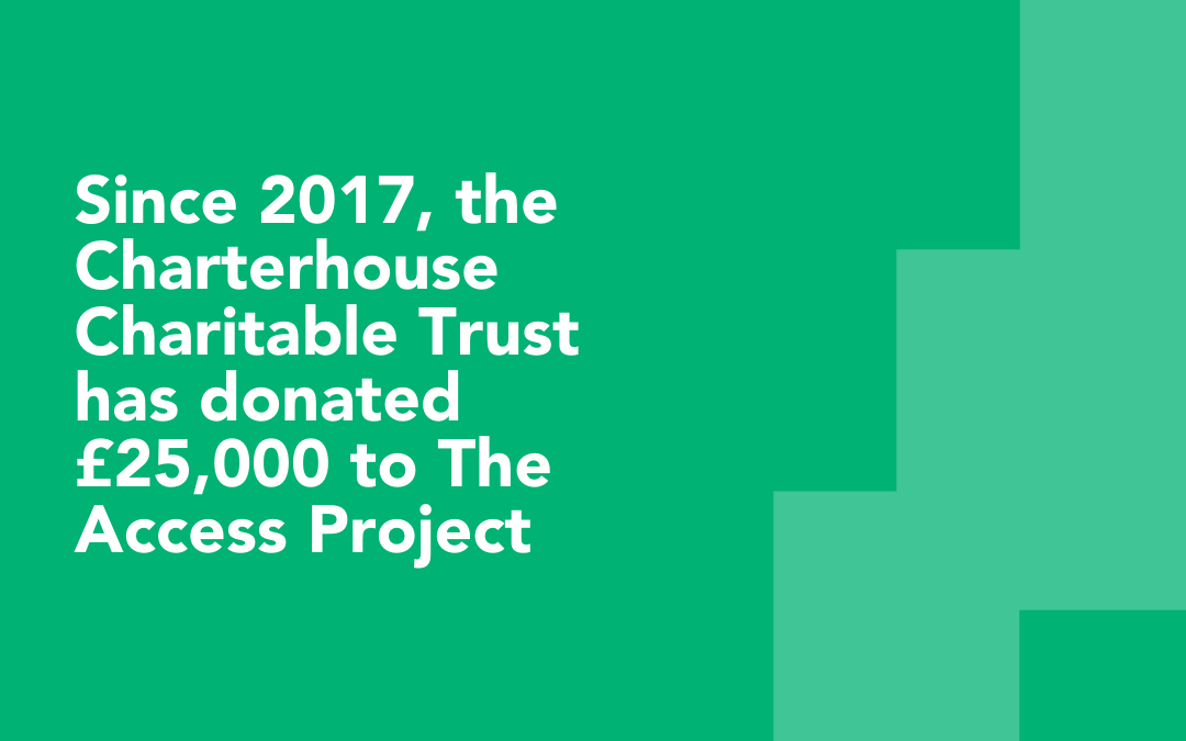 Charterhouse Charitable Trust once again supports The Access Project