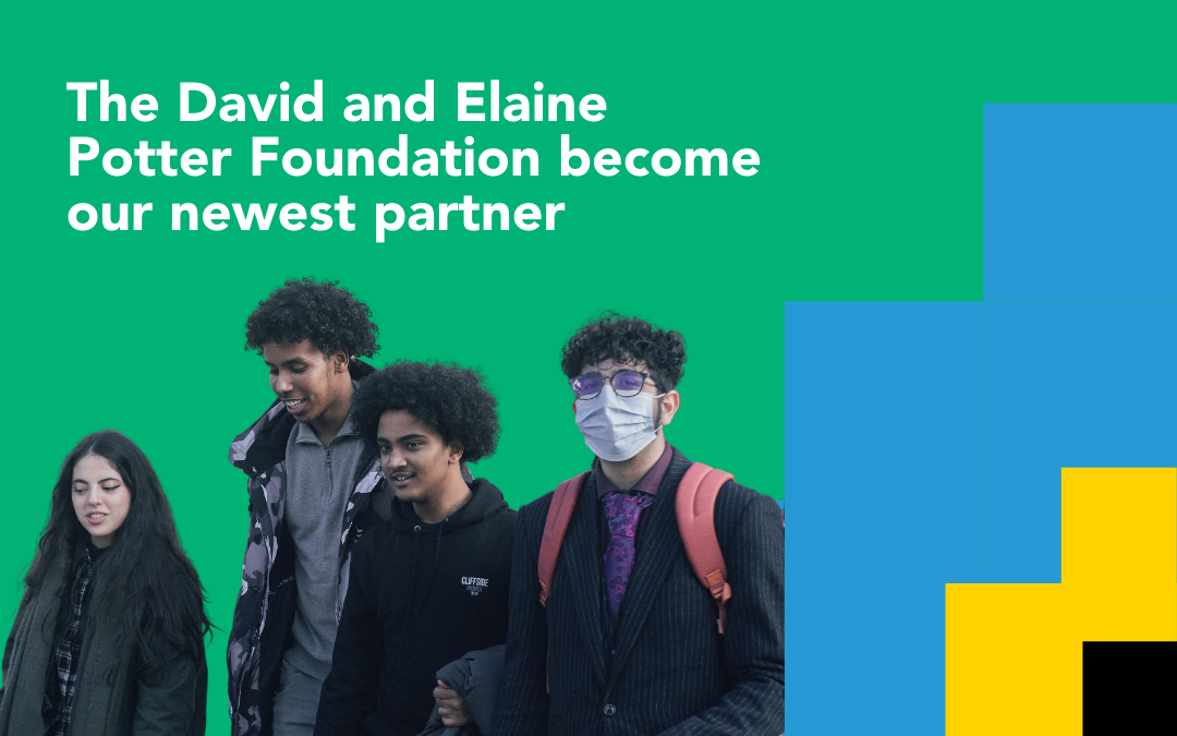 The David and Elaine Potter Foundation become our newest partner