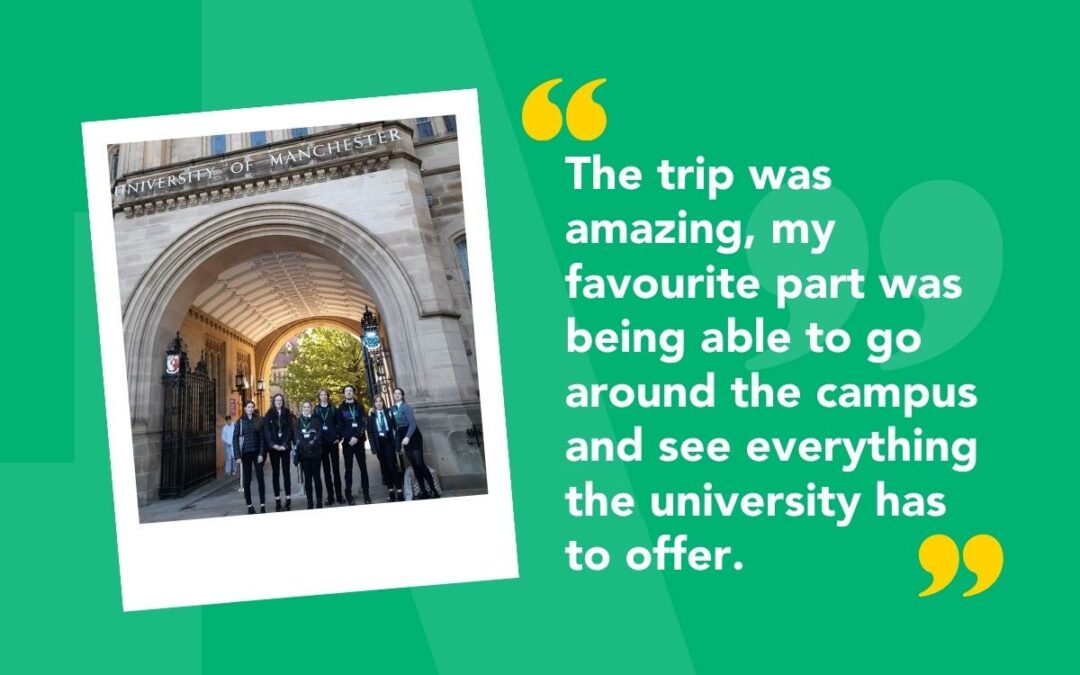 “The trip was amazing” – Cumbria students visit University of Manchester