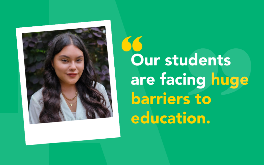 “Students are facing huge barriers to education” – Spotlight on Safia, University Access Officer